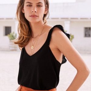 Sezane t-shirt Lys black x-small